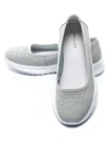 Balerini Dama din piele naturala K98821 GREY | GALOP