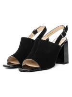 Sandale Dama din piele naturala K24095-7893 BLACK | ADVANCER