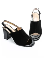 Sandale Dama din piele naturala K24095-7893 BLACK | ADVANCER
