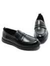 Mocasini Barbati din piele naturala Z24524-2 BLACK | BERLINER