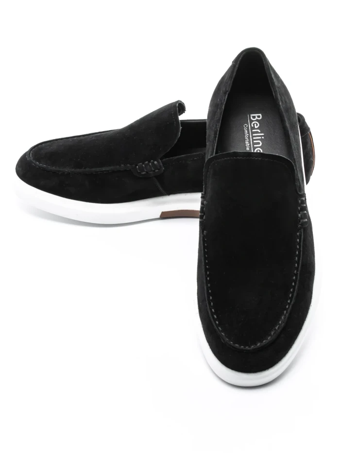 Mocasini Barbati din piele naturala Z17051-33 BLACK | BERLINER