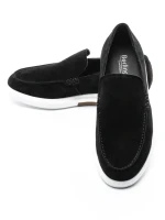 Mocasini Barbati din piele naturala Z17051-33 BLACK | BERLINER