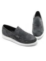 Mocasini Barbati din piele naturala Z17051-33 GREY | BERLINER