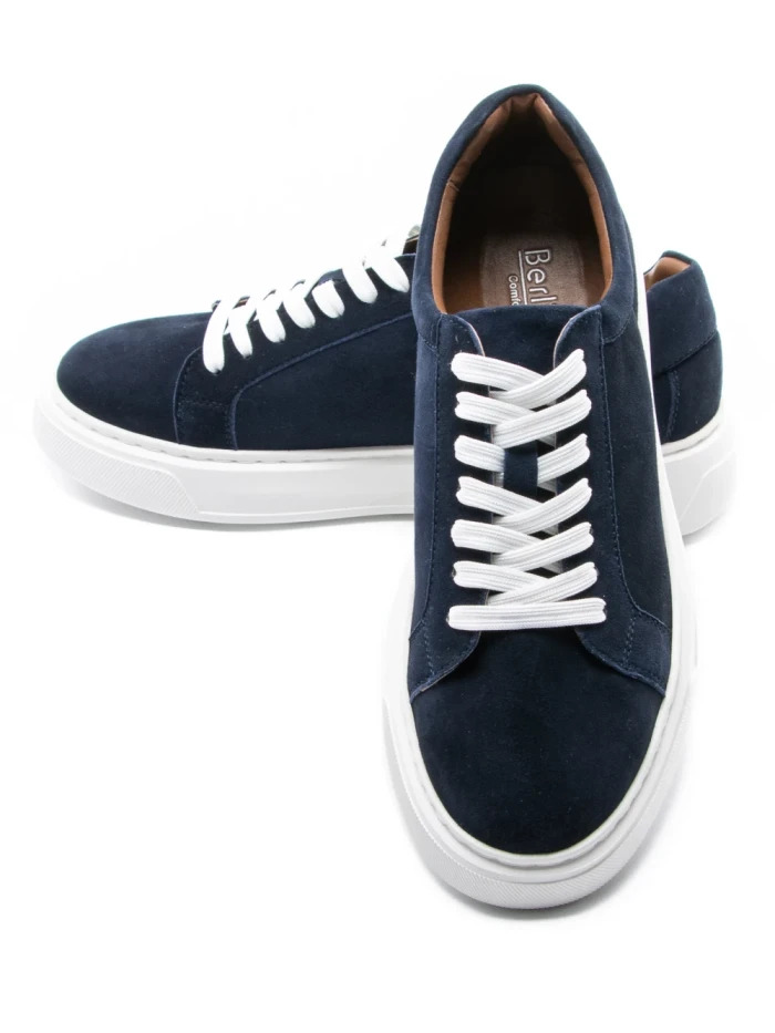 Pantofi Casual Barbati din piele naturala MY002-113 BLUE | BERLINER