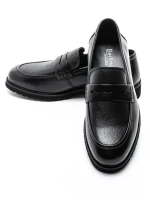 Mocasini Barbati din piele naturala F12042-1 BLACK | BERLINER