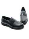 Mocasini Barbati din piele naturala F12042-1 BLUE | BERLINER