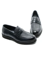 Mocasini Barbati din piele naturala F12042-1 BLUE | BERLINER