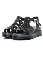 Sandale Dama din piele naturala 20295 BLACK | ADVANCER
