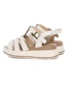 Sandale Dama din piele naturala 20295 CREAM | ADVANCER