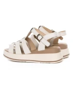 Sandale Dama din piele naturala 20295 CREAM | ADVANCER