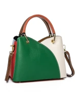 Genti Dama Din Piele Naturala GD26 GREEN-BEIGE | FORSETI