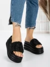 Papuci Dama cu Platforma 8587 BLACK | MEI