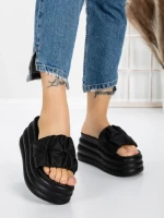 Papuci Dama cu Platforma 8587 BLACK | MEI
