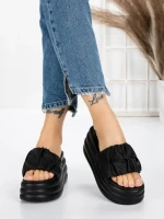 Papuci Dama cu Platforma 8587 BLACK | MEI