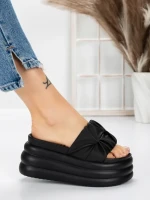 Papuci Dama cu Platforma 8587 BLACK | MEI