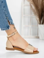 Sandale Dama cu Talpa Joasa 5PT5 BEIGE | MEI