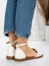 Sandale Dama cu Talpa Joasa 5PT5 WHITE | MEI