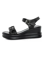 Sandale Dama din piele naturala 2718 BLACK | FORMAZIONE