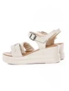 Sandale Dama din piele naturala 2718 CREAM | FORMAZIONE