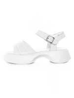 Sandale Dama din piele naturala K249-1 WHITE | FORMAZIONE