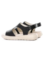 Sandale Dama din piele naturala 56686 BLACK | BERLINER