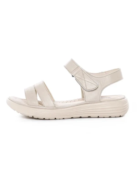Sandale Dama din piele naturala 56687 CREAM | BERLINER