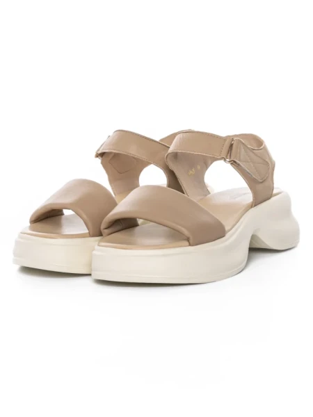 Sandale Dama din piele naturala 82605 APRICOT | BERLINER