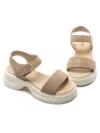 Sandale Dama din piele naturala 82605 APRICOT | BERLINER
