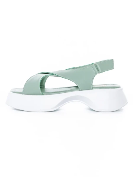 Sandale Dama din piele naturala K249-2 GREEN | FORMAZIONE
