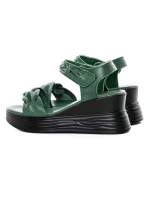 Sandale Dama din piele naturala 8702-1 GREEN | FORMAZIONE
