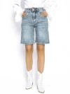 Blugi Scurti Dama RF127 ALBASTRU | MINA