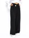 Pantaloni Dama P80170 NEGRU | KIKIRIKI