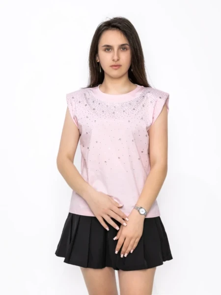 Tricou Dama T7271 ROZ | KIKIRIKI