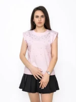 Tricou Dama T7271 ROZ | KIKIRIKI