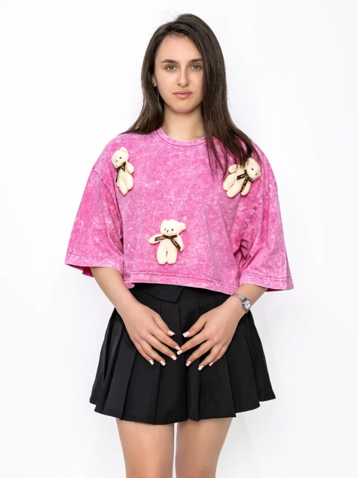 Tricou Dama T7274 ROZ | KIKIRIKI
