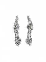 Set Colier + Cercei CLR005 ARGINTIU | MEI