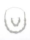 Set Colier + Cercei CLR005 ARGINTIU | MEI