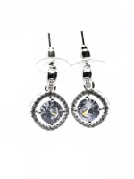 Set Colier + Cercei CLR013 ARGINTIU | MEI