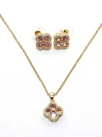 Set Colier + Cercei CLR003 AURIU-ROZ | MEI