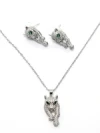 Set Colier + Cercei T1001700 ARGINTIU | MEI