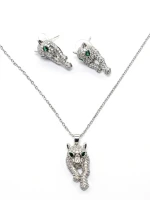 Set Colier + Cercei T1001700 ARGINTIU | MEI