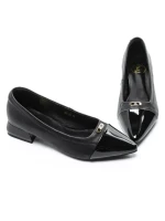 Pantofi cu Toc gros D26-103 Negru | Formazione