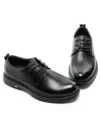 Pantofi Casual Barbati din piele naturala 91817 BLACK | ADVANCER