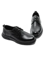 Pantofi Casual Barbati din piele naturala W25506 BLACK | ADVANCER