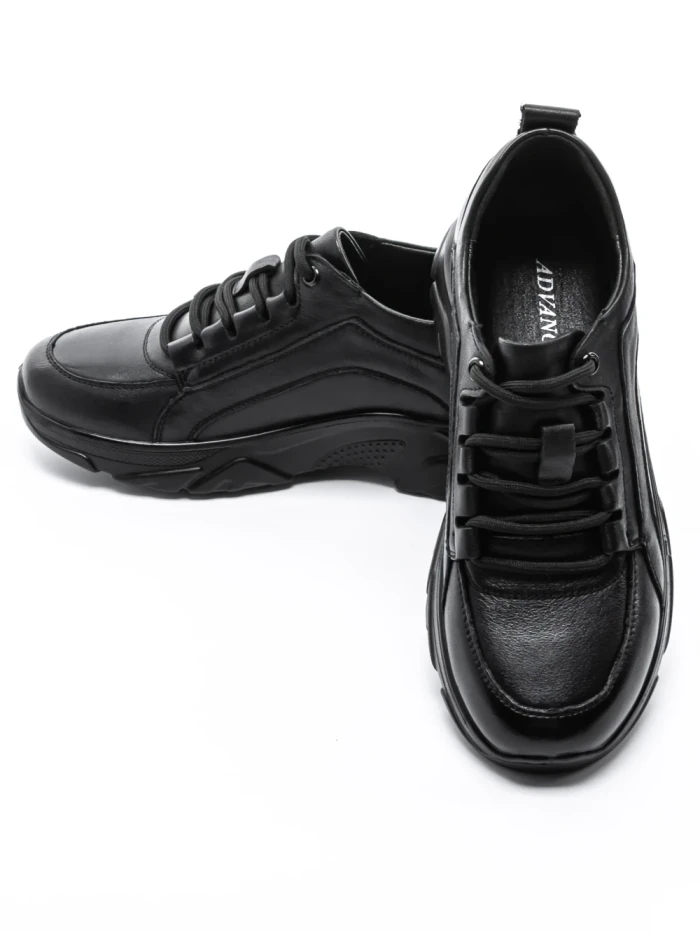 Pantofi Casual Dama din piele naturala N3311 BLACK | ADVANCER