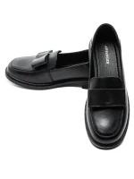 Pantofi Casual Dama din piele naturala 5226502 BLACK | ADVANCER