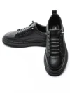 Pantofi Casual Barbati din piele naturala W25513-1 BLACK | ADVANCER