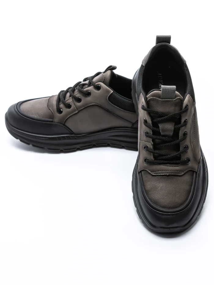 Pantofi Sport Barbati din piele naturala 52701 GREY | ADVANCER