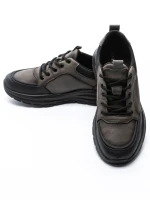 Pantofi Sport Barbati din piele naturala 52701 GREY | ADVANCER