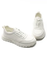 Pantofi Sport Barbati din piele naturala 88866 WHITE | ADVANCER